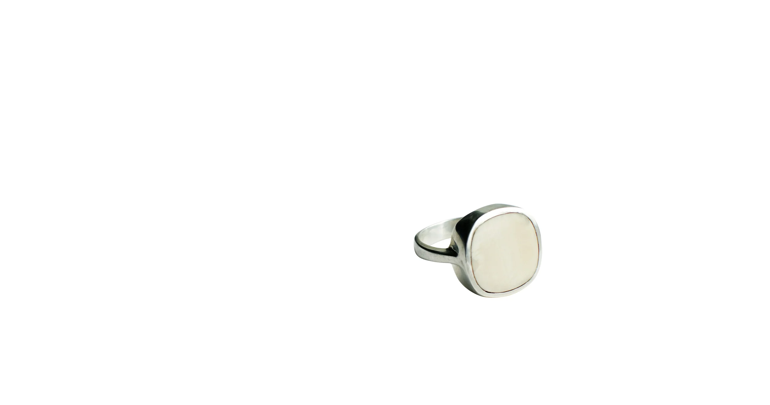 Ivory Cushion Ring