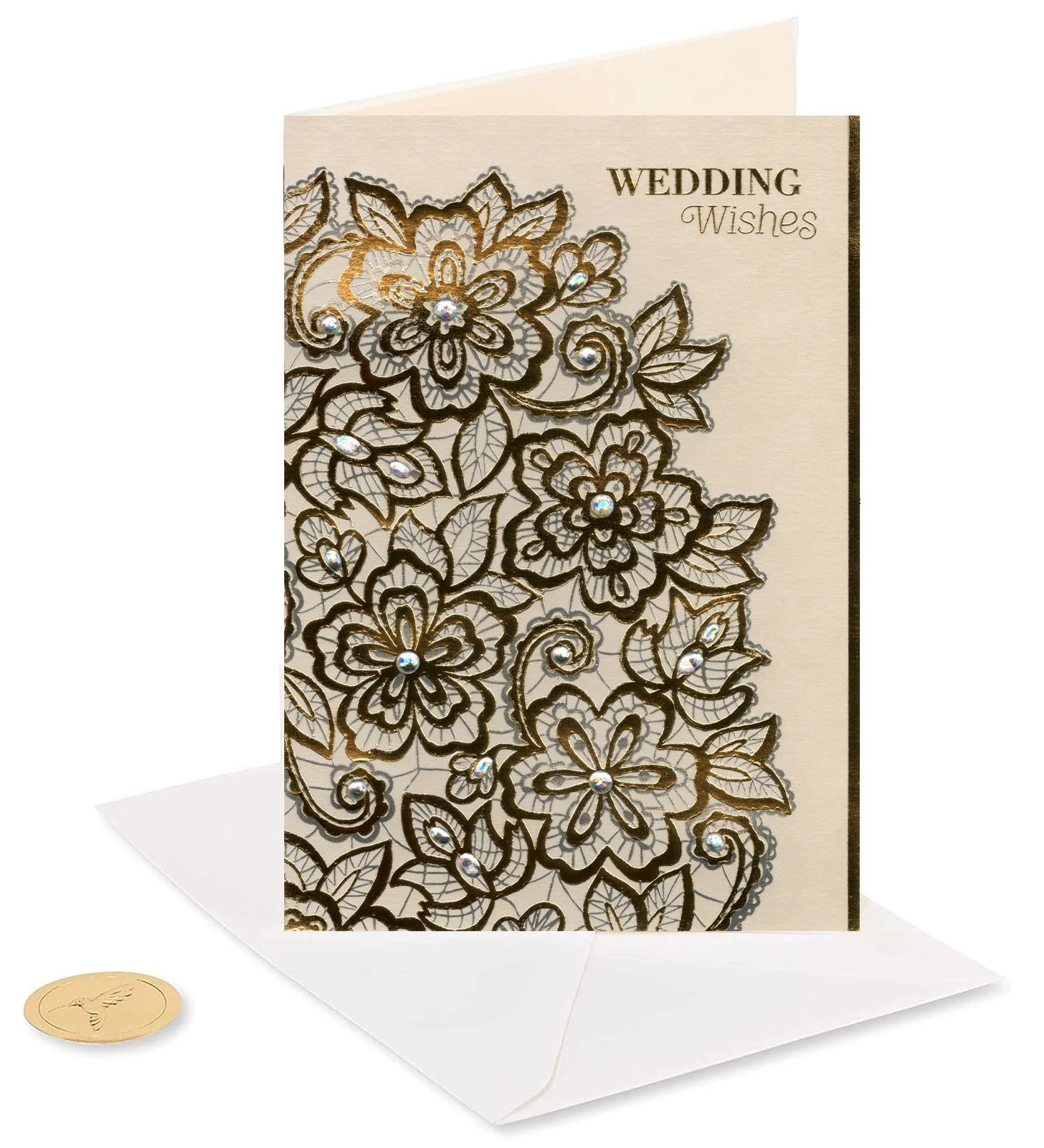 Papyrus wedding lace card — Bella Pilar