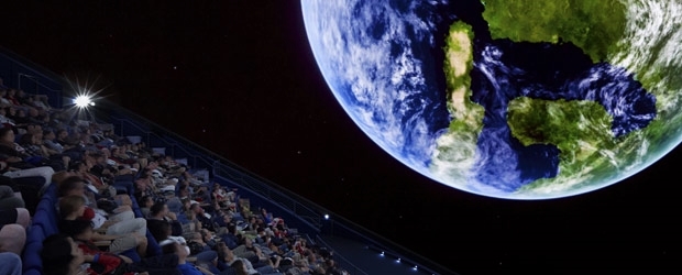  2 screenings in the Morrison Planetarium&nbsp;and 2 facilitated dialogues were given to more than 520 people during the Academy's NightLife after hours event. Photo: California Academy of Sciences 