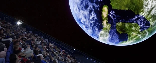 2 screenings in the Morrison Planetarium and 2 facilitated dialogues were given to more than 520 people during the Academy's NightLife after hours event. Photo: California Academy of Sciences