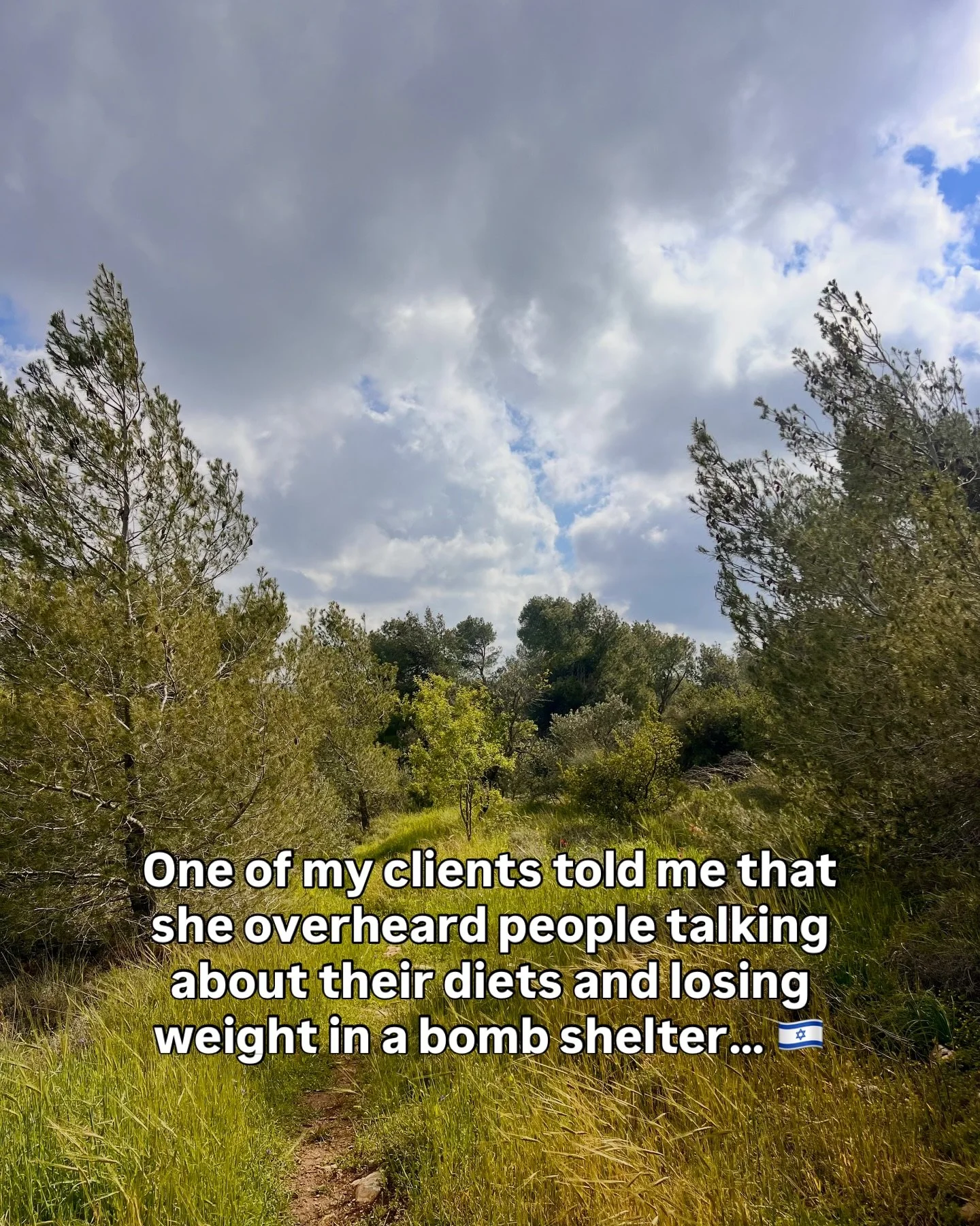 Hard times don&rsquo;t make people magically forget how they feel about their bodies. If anything, it makes those thoughts louder. This is why &rarr;

#israel #survivalmode #bodyimage #jewishwomen