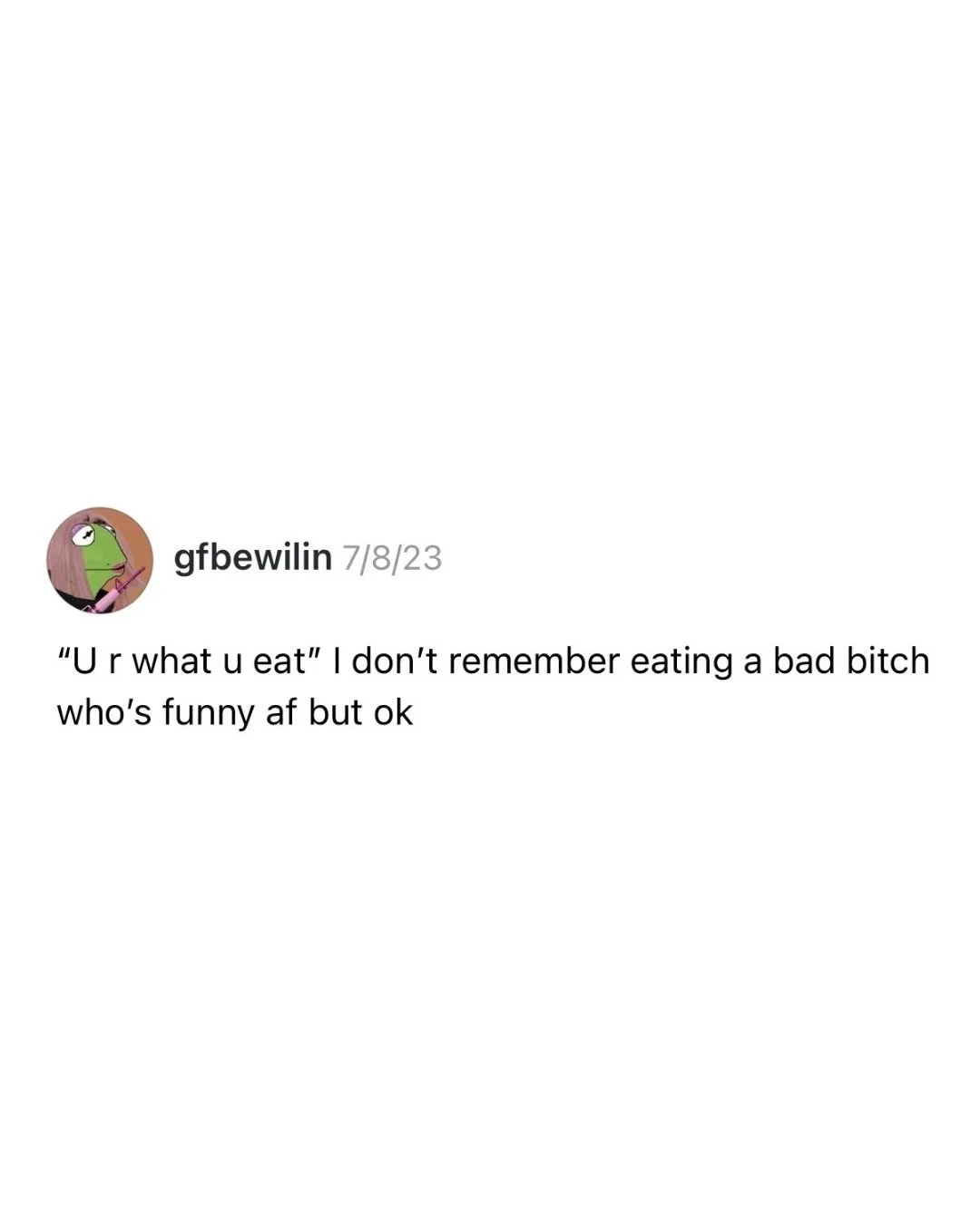 Self-love is the vibe let&rsquo;s gooo 🙌✨

Follow for more self-love inspiration to help you fully embrace your body and feel sexy AF in your skin. 

#summervibes #selflove #bodyimage #confidence #funnytweets