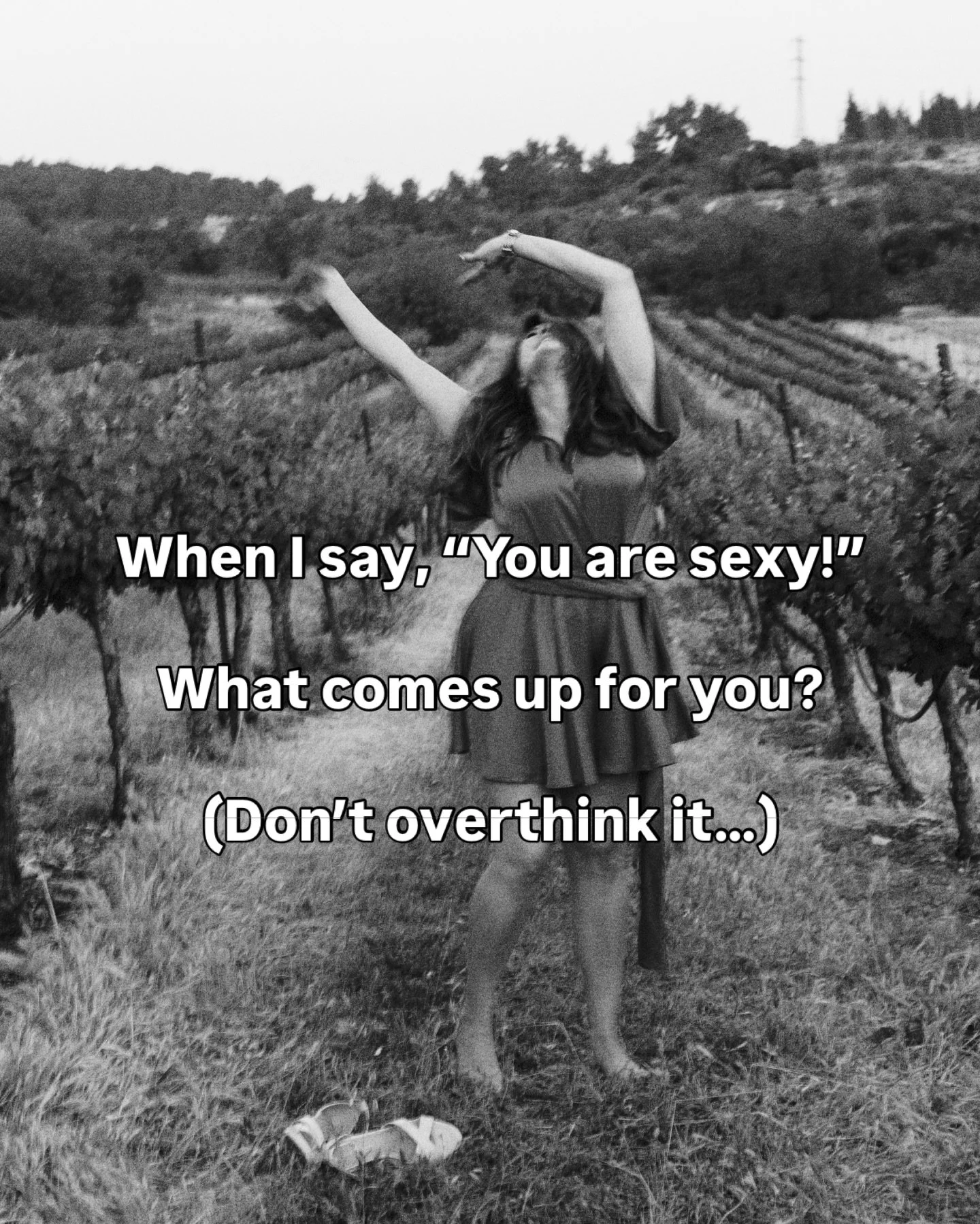 Feeling sexy is your MF-ing birthright. (The hill I will absolutely die on as a body image coach 🔥)

#sensuality #healing #embodiment #beautystandards