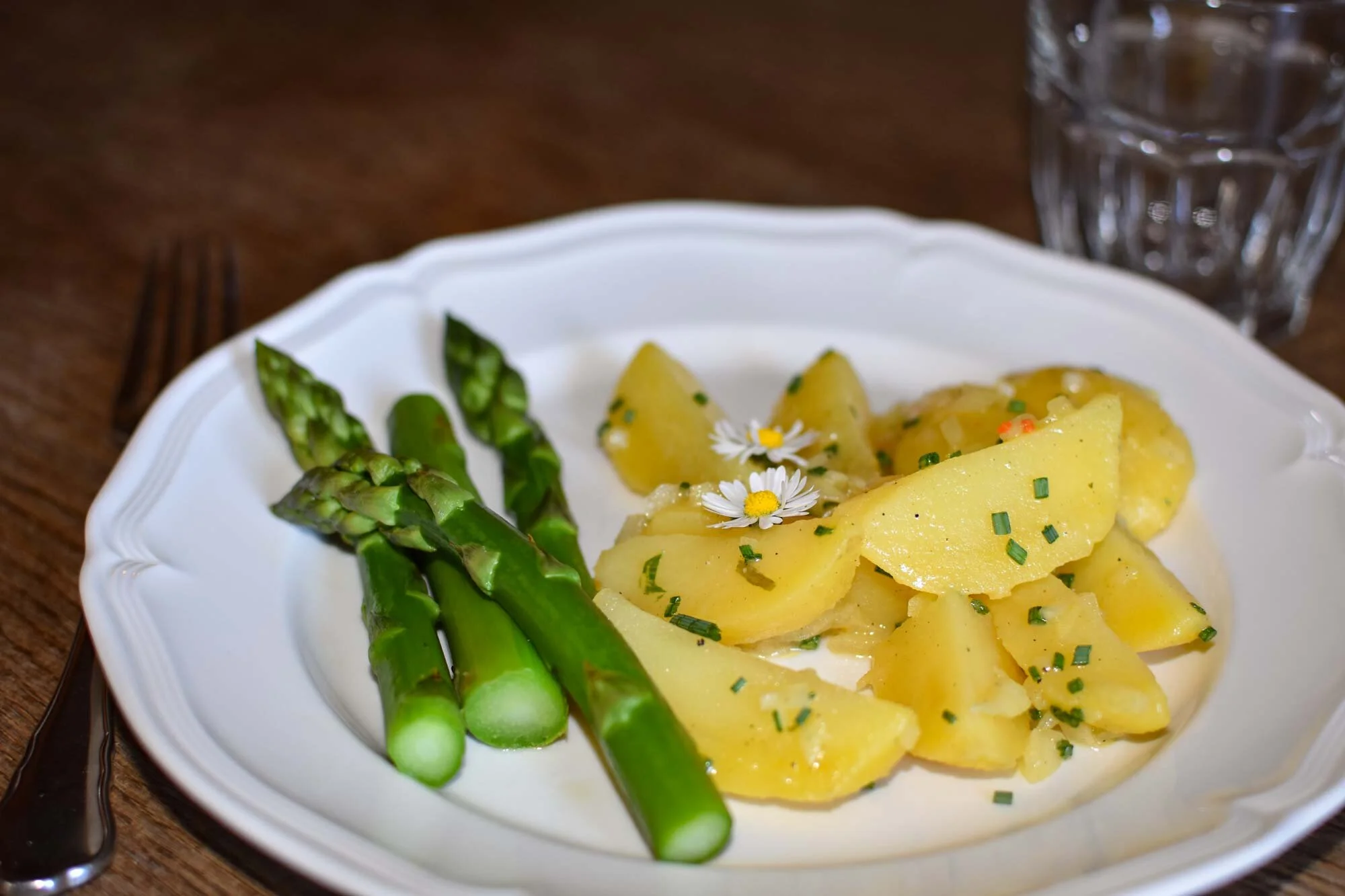 Bayrischer Kartoffelsalat mit Seetaler Spargeln