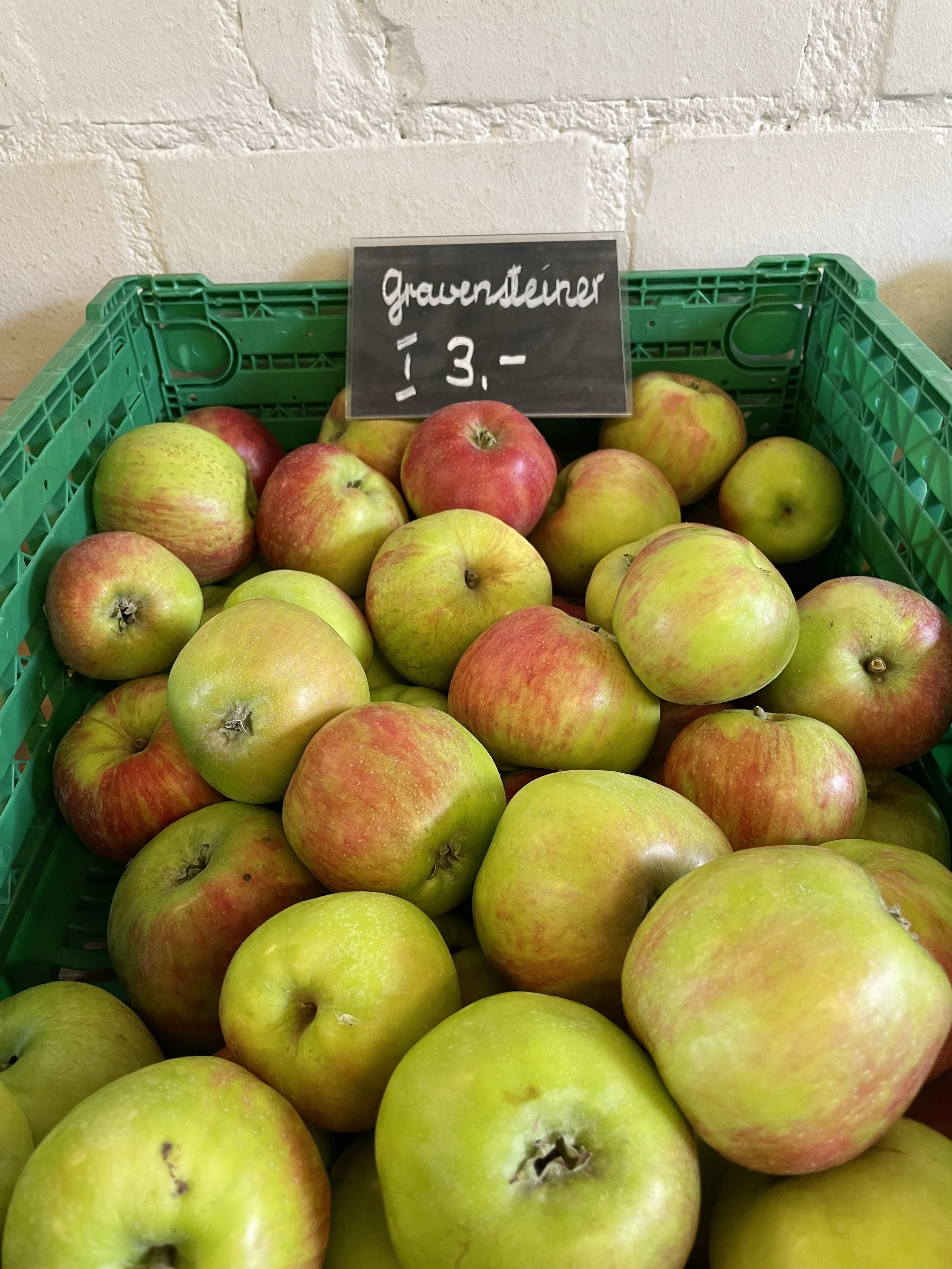 Jetzt gibt es wieder frische Äpfel