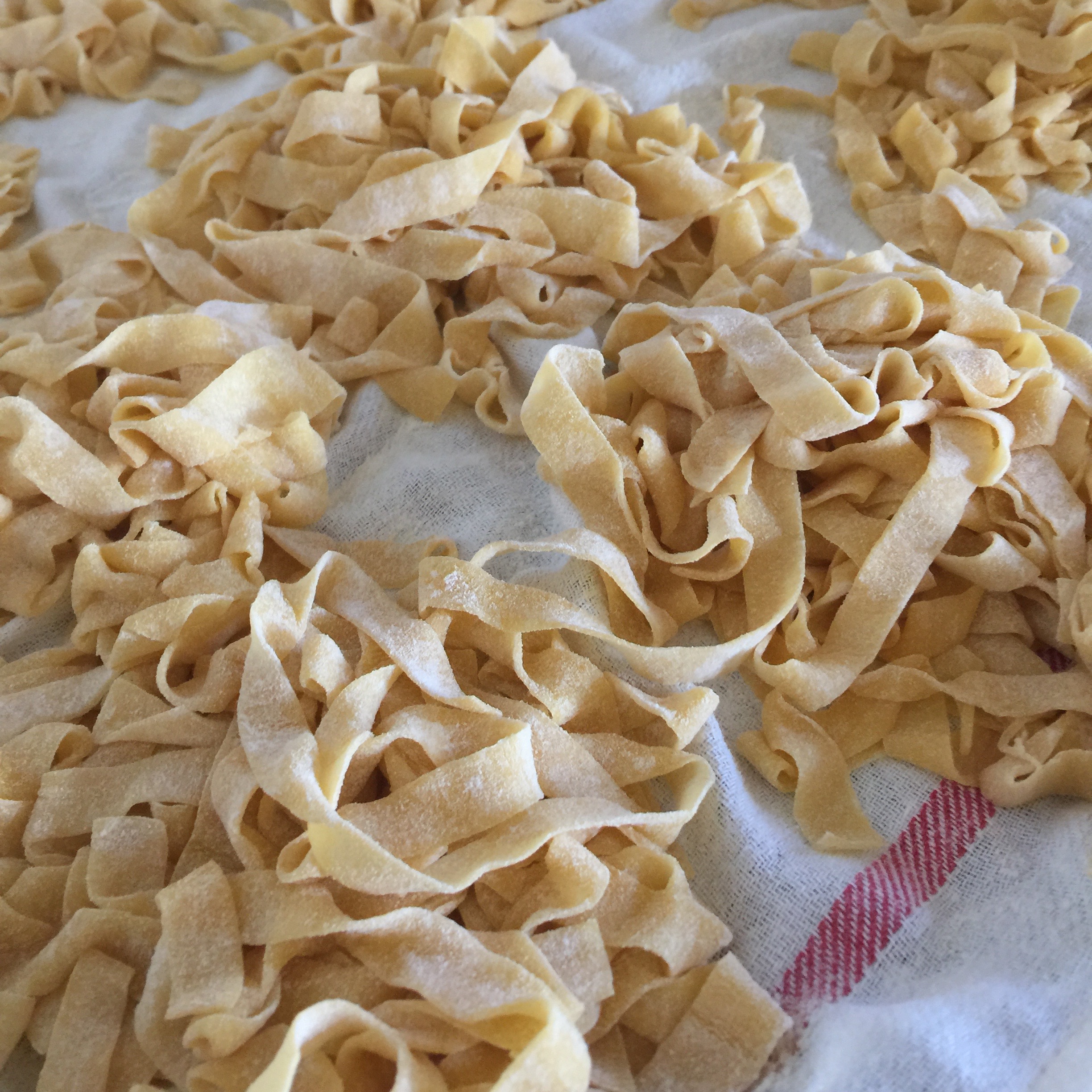 Fresh tagliatelle