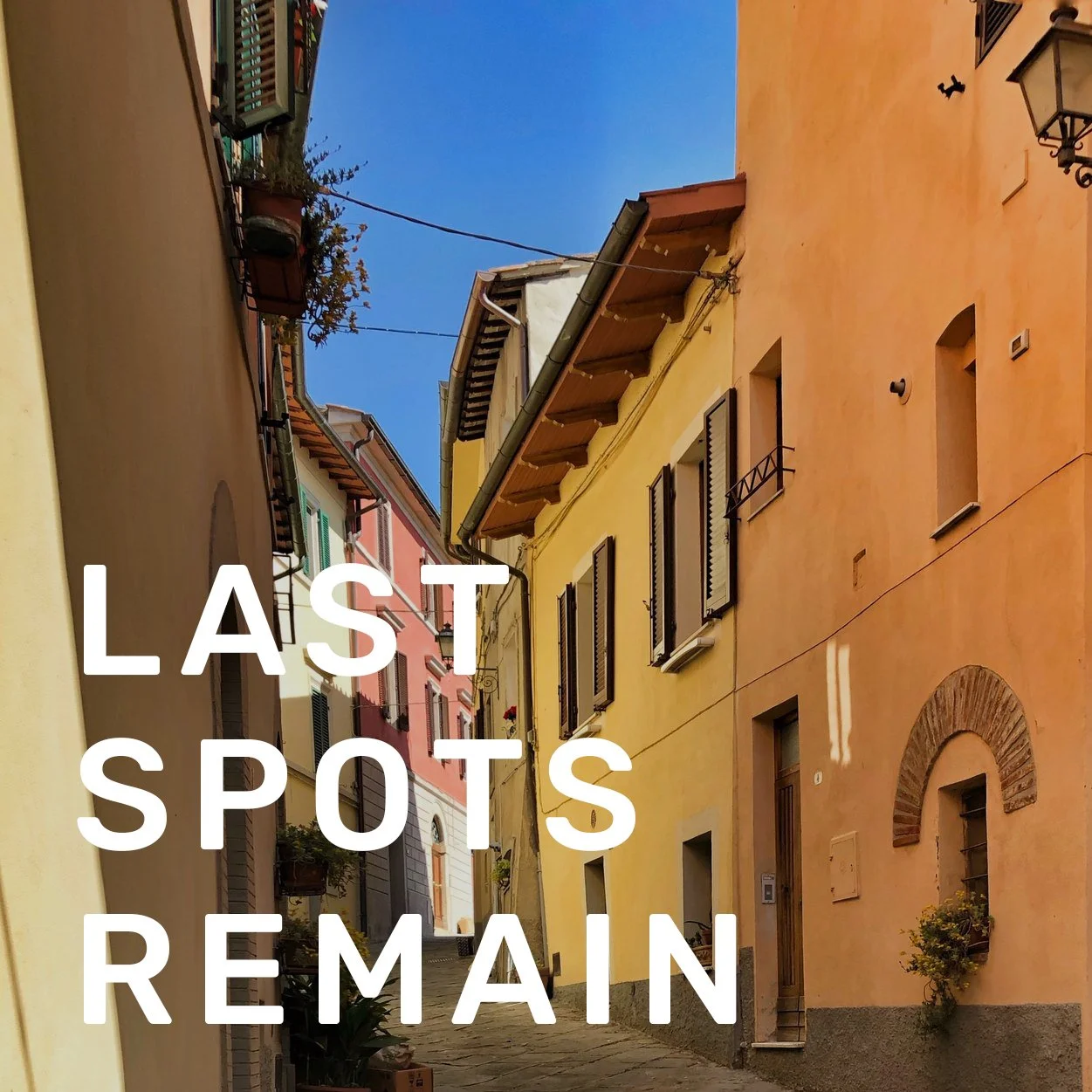 OCT 4-10, 2026 \ TUSCAN ART STUDIO \ 7 DAY PAINTING & DRAWING