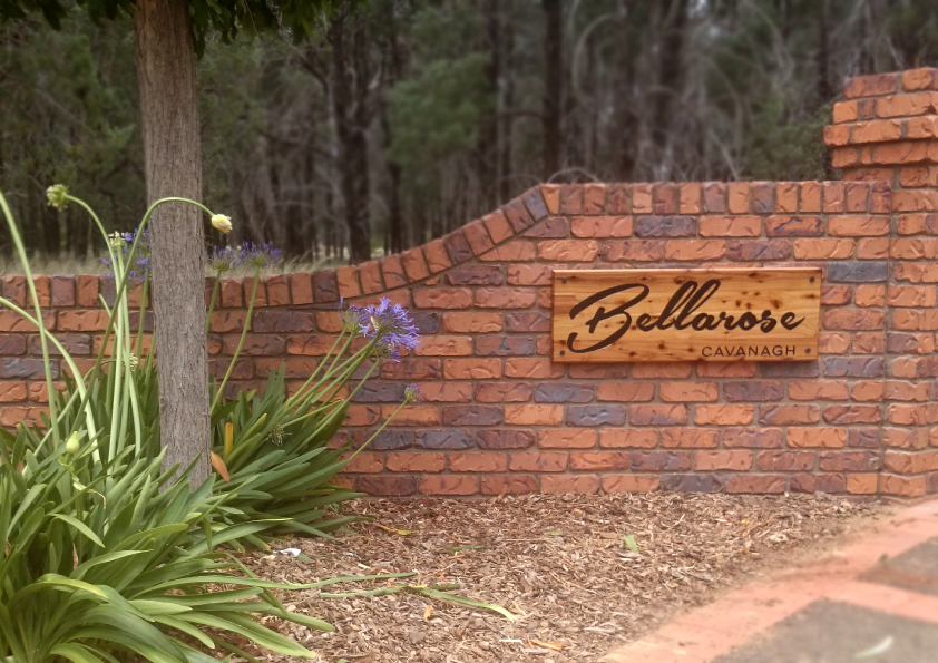 Custom timber signs