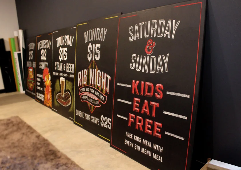 dubbo chalk menu