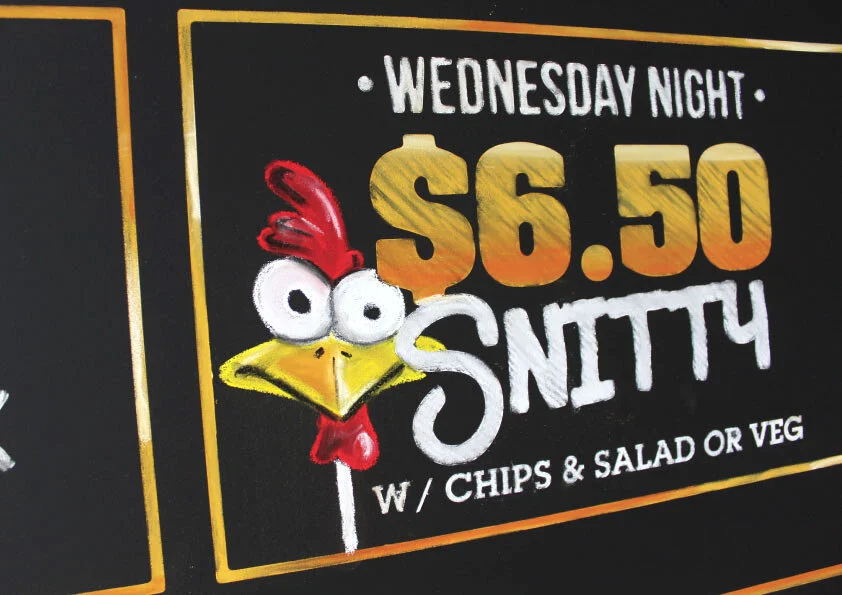 chalk menu art