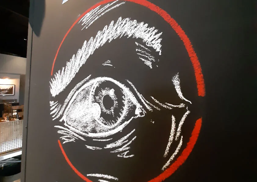 chalk eyeball
