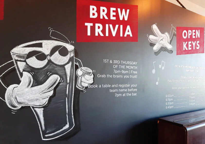 chalk beer art dubbo