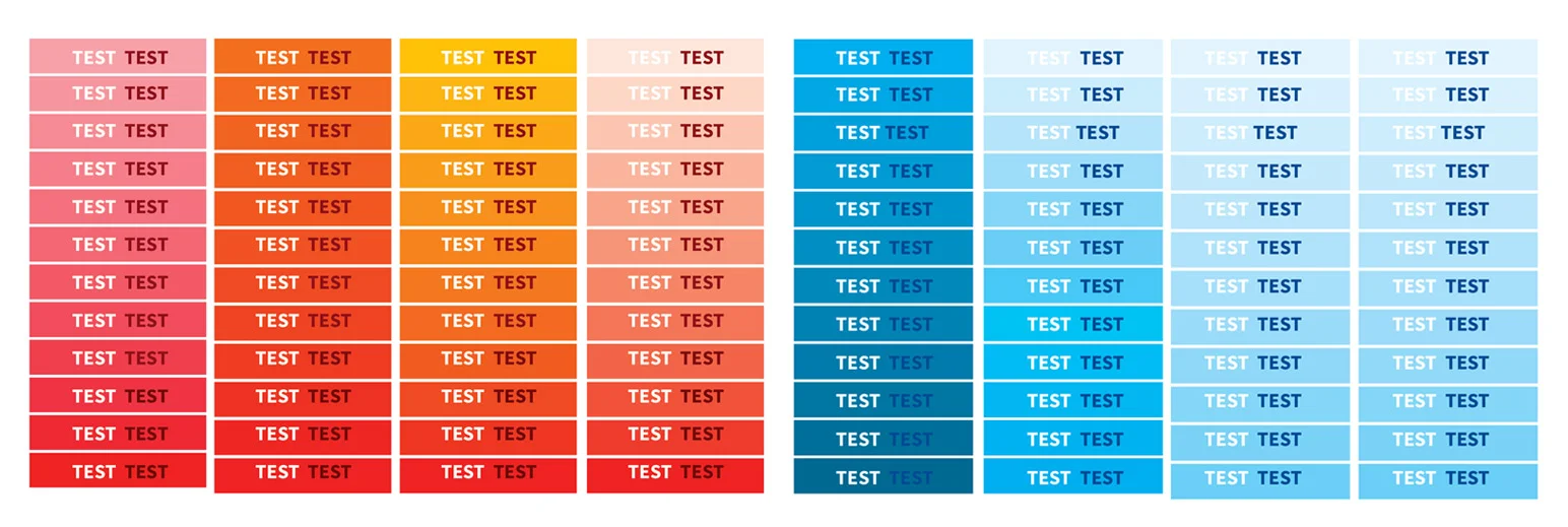 User testing with color palette to see the visibility. 