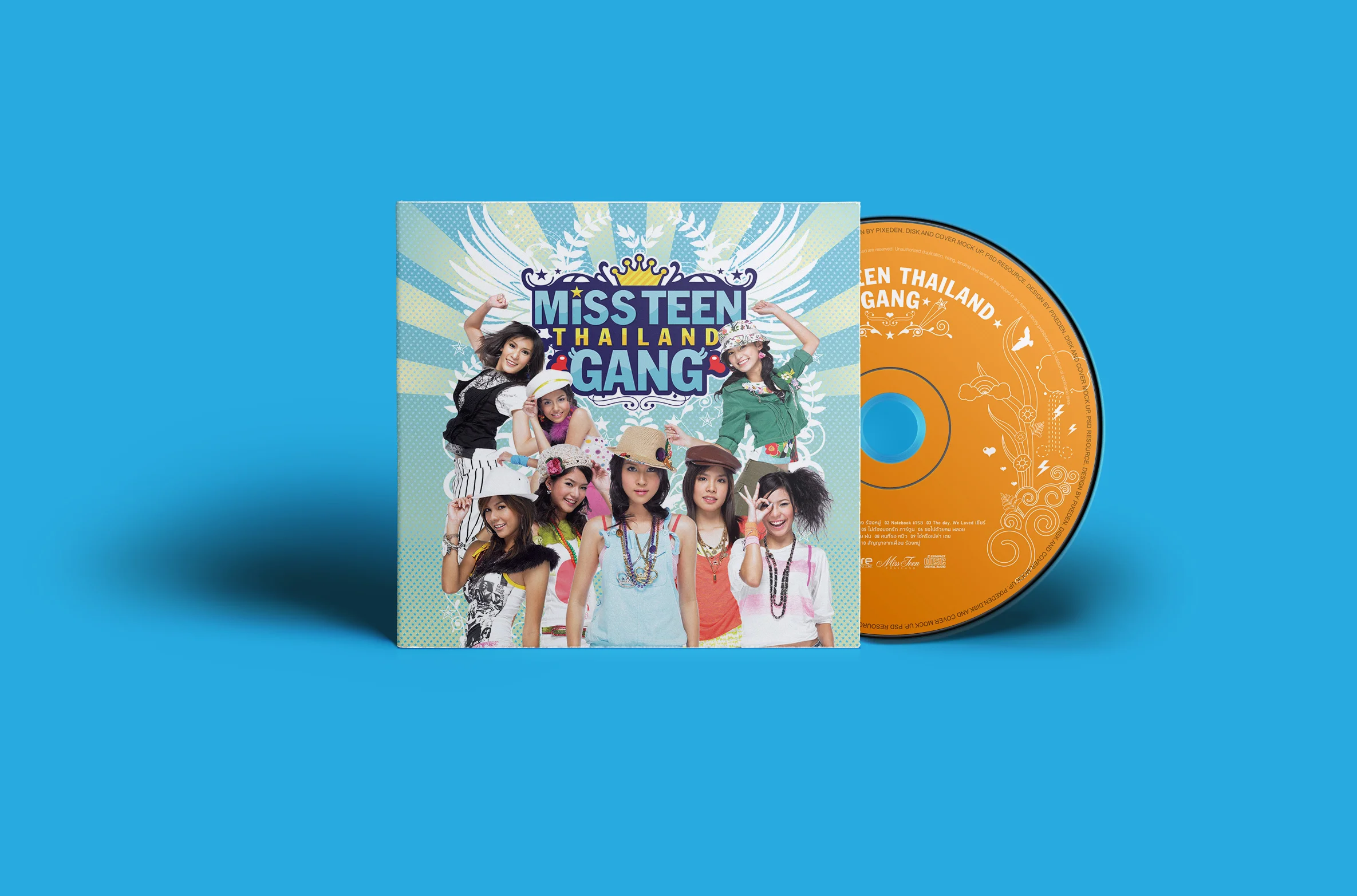 CD packaging for Miss Teen Thailand Gang The Album