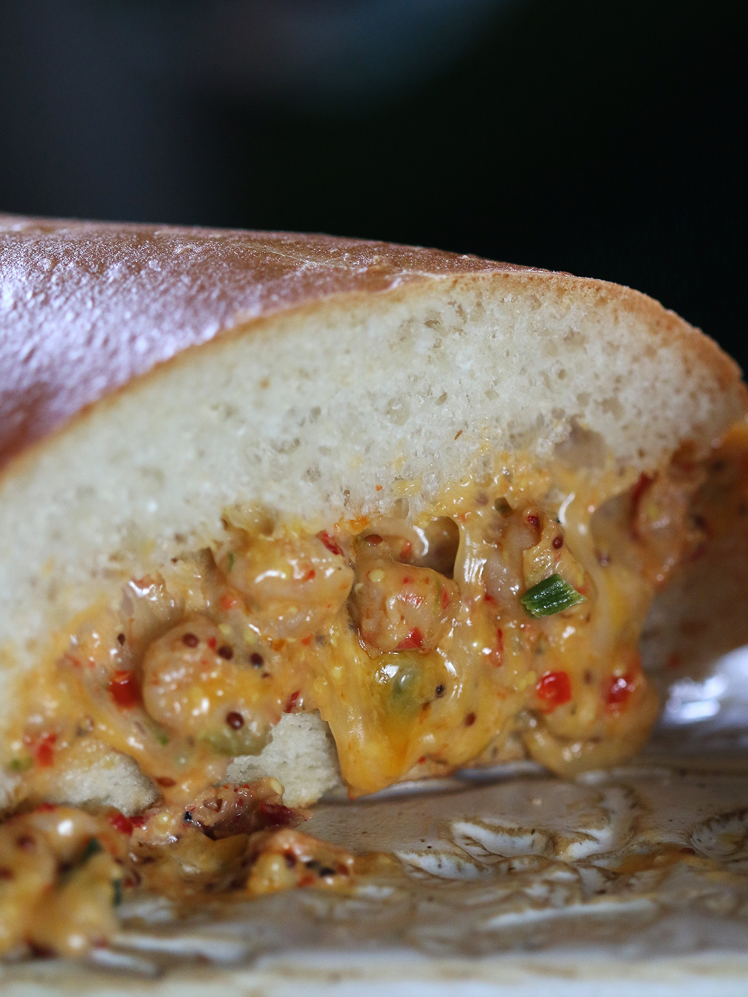 A photo of my Jazz Fest Style Crawfish Bread was featured on FYI TV on their new show Food Porn. Michael Chernow hosts the show and it was an honor to be included in a segment about Brenda's French Soul Seafood in San Francisco. I hope to visit this restaurant one day, and try the crawfish beignets that were featured. The clip can be found here . 