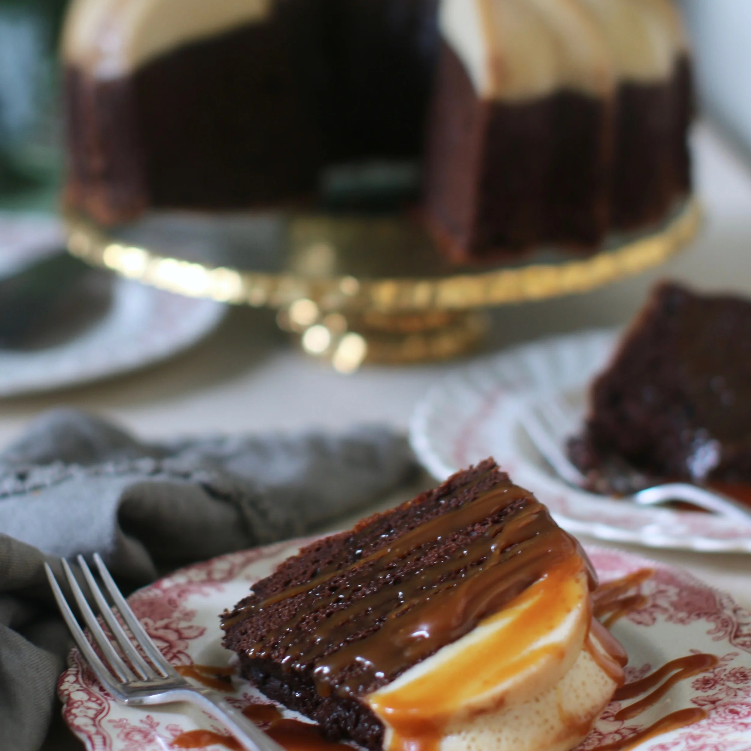 Chocoflan Cake