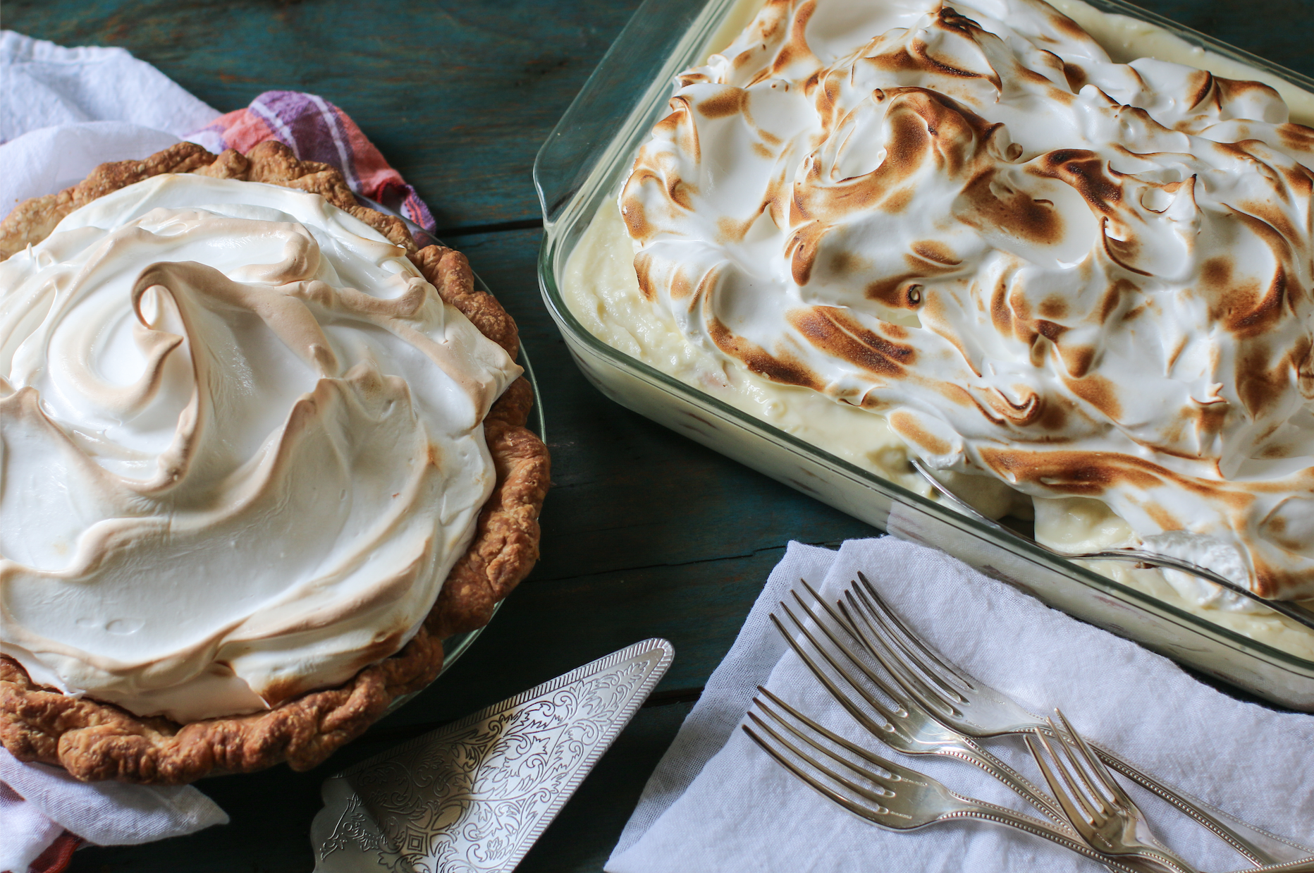 Banana Pudding With Toasted Meringue 