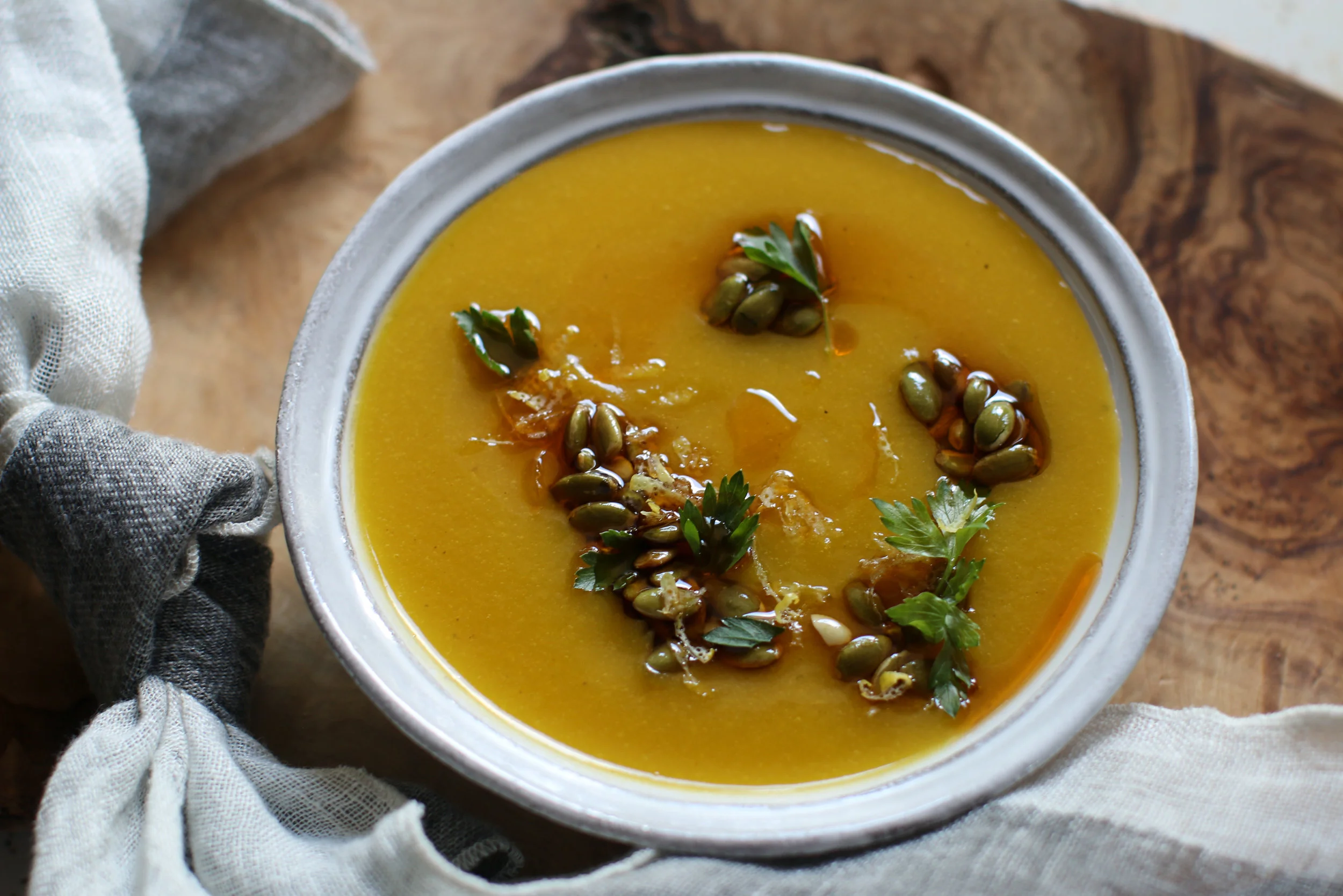 Butternut Squash Bisque for Fall 