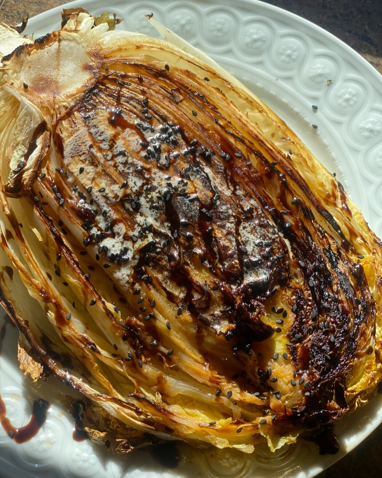 roasted napa cabbage
