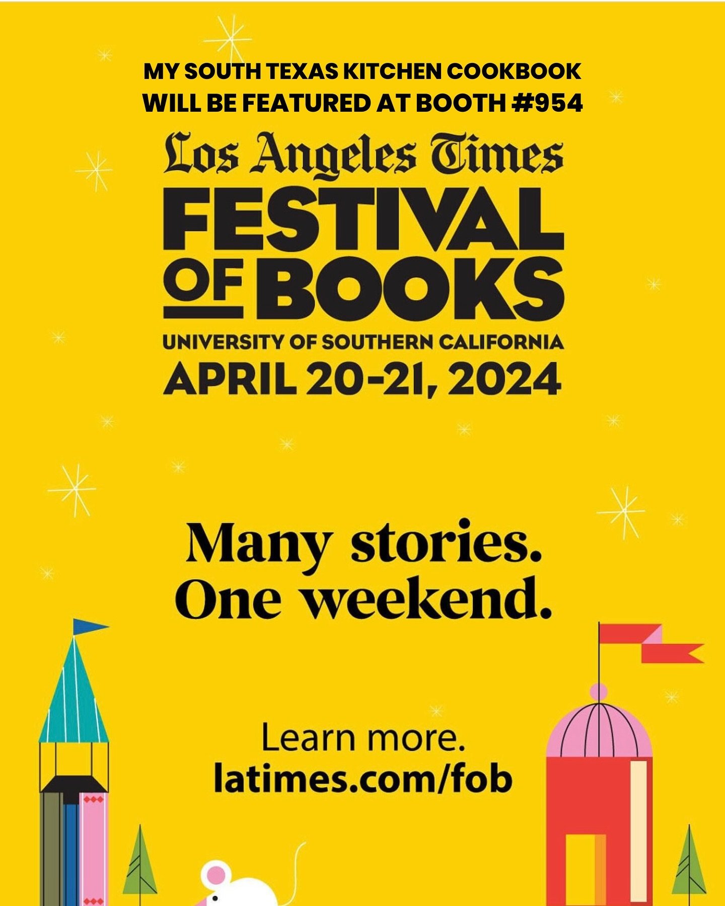 The nations largest literary event will soon be here!!! You can find my cookbook at booth #954 hosted by @vipbookgroup and @finishthebookpublishing 📚✨ #festivalofbooks