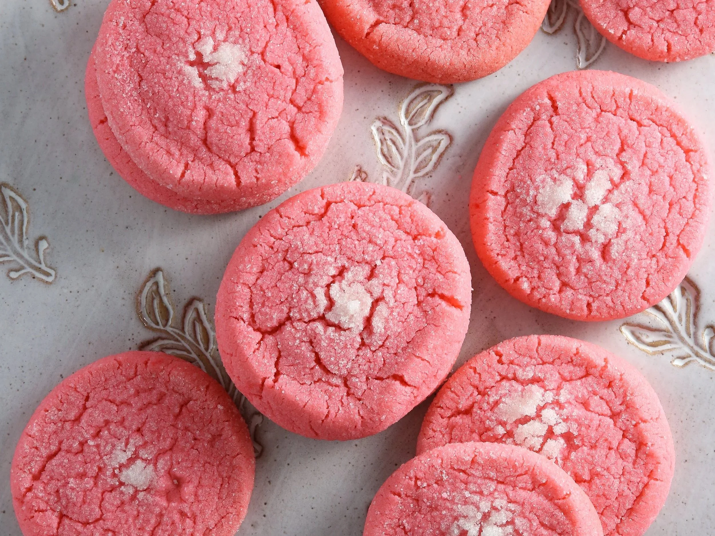 Pink Cookies From My South Texas Kitchen Cookbook 