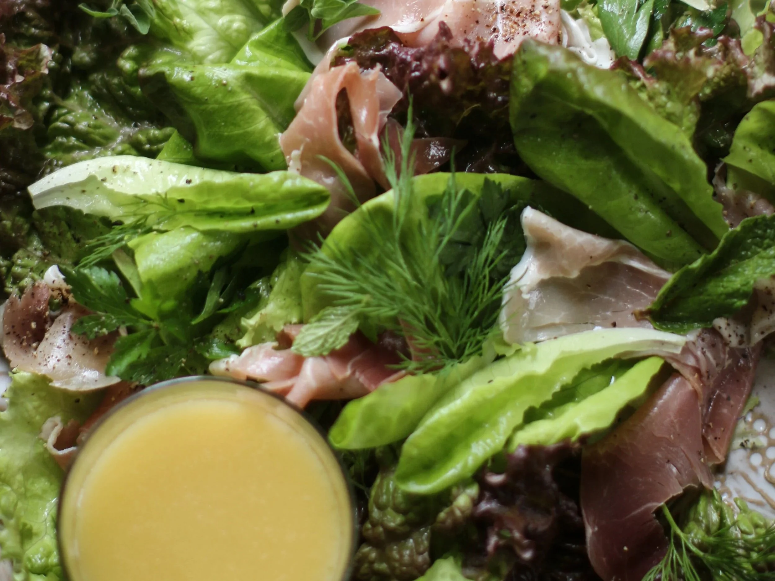 St. Patrick’s Day with Prosciutto Salad with a Champagne Vinaigrette