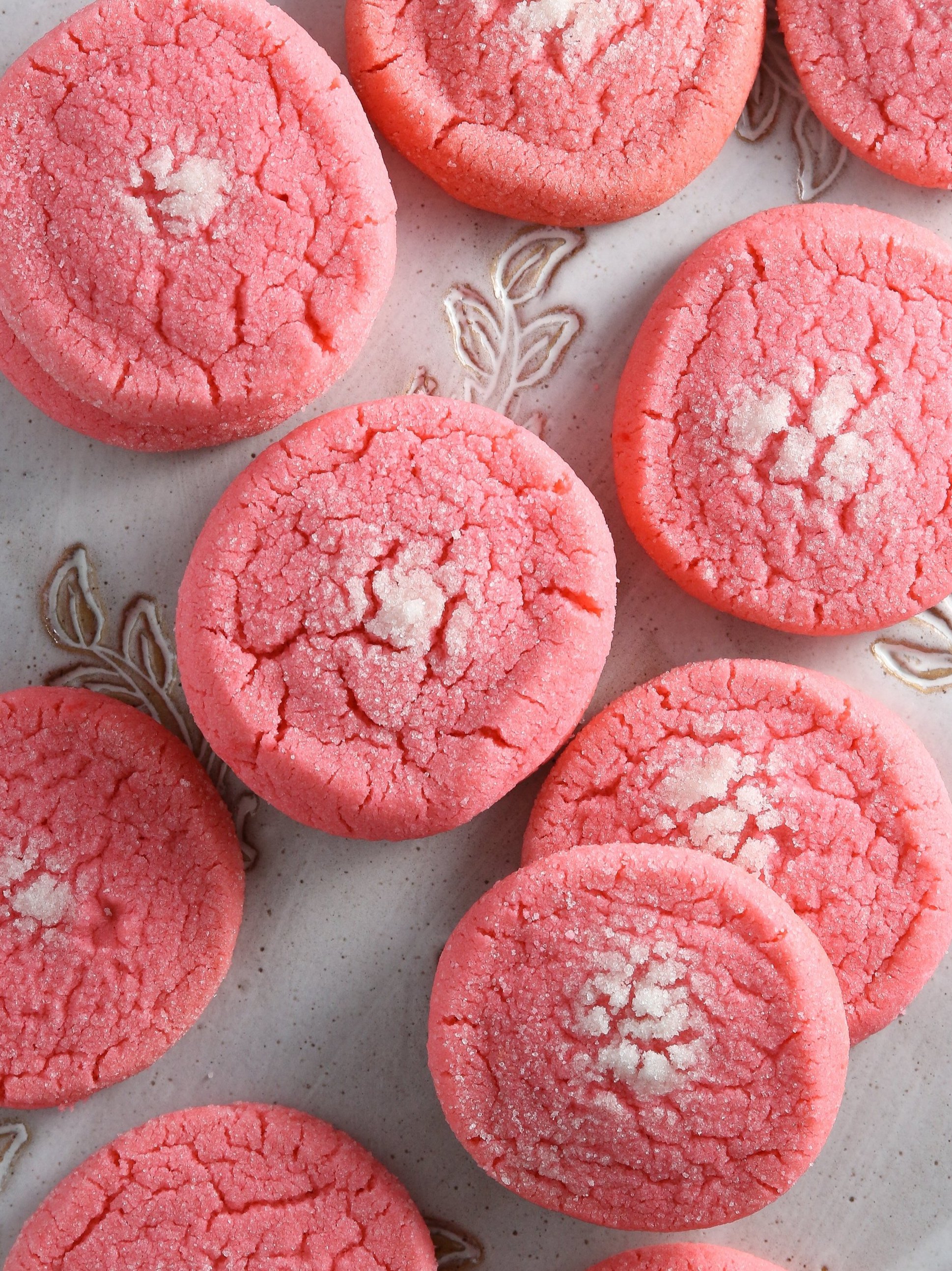 Pink Cookies Polvorones Rosas For