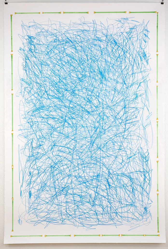 Blue scribble 2011
