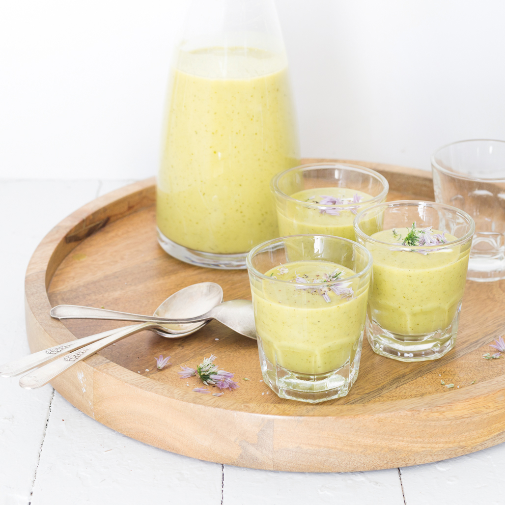 chilled zucchini soup