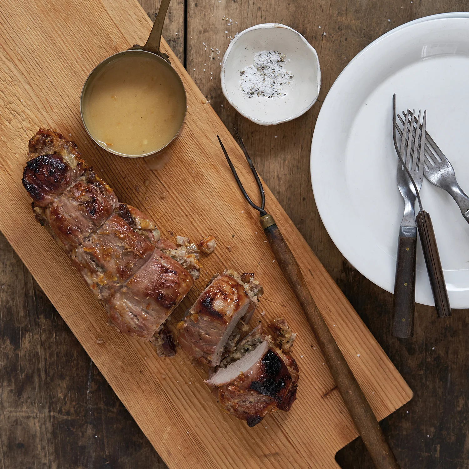 stuffed pork loin with dates