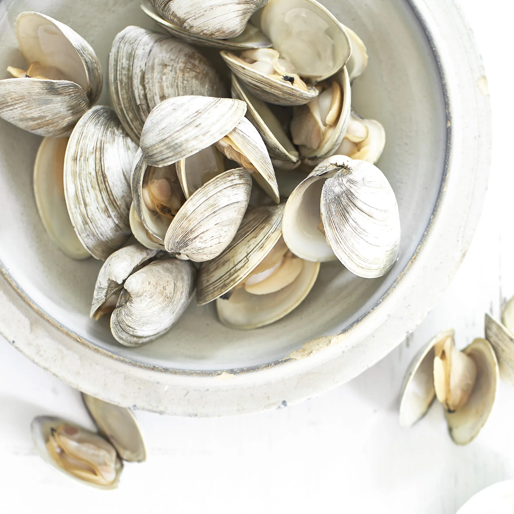 steamed clams with garlic butter