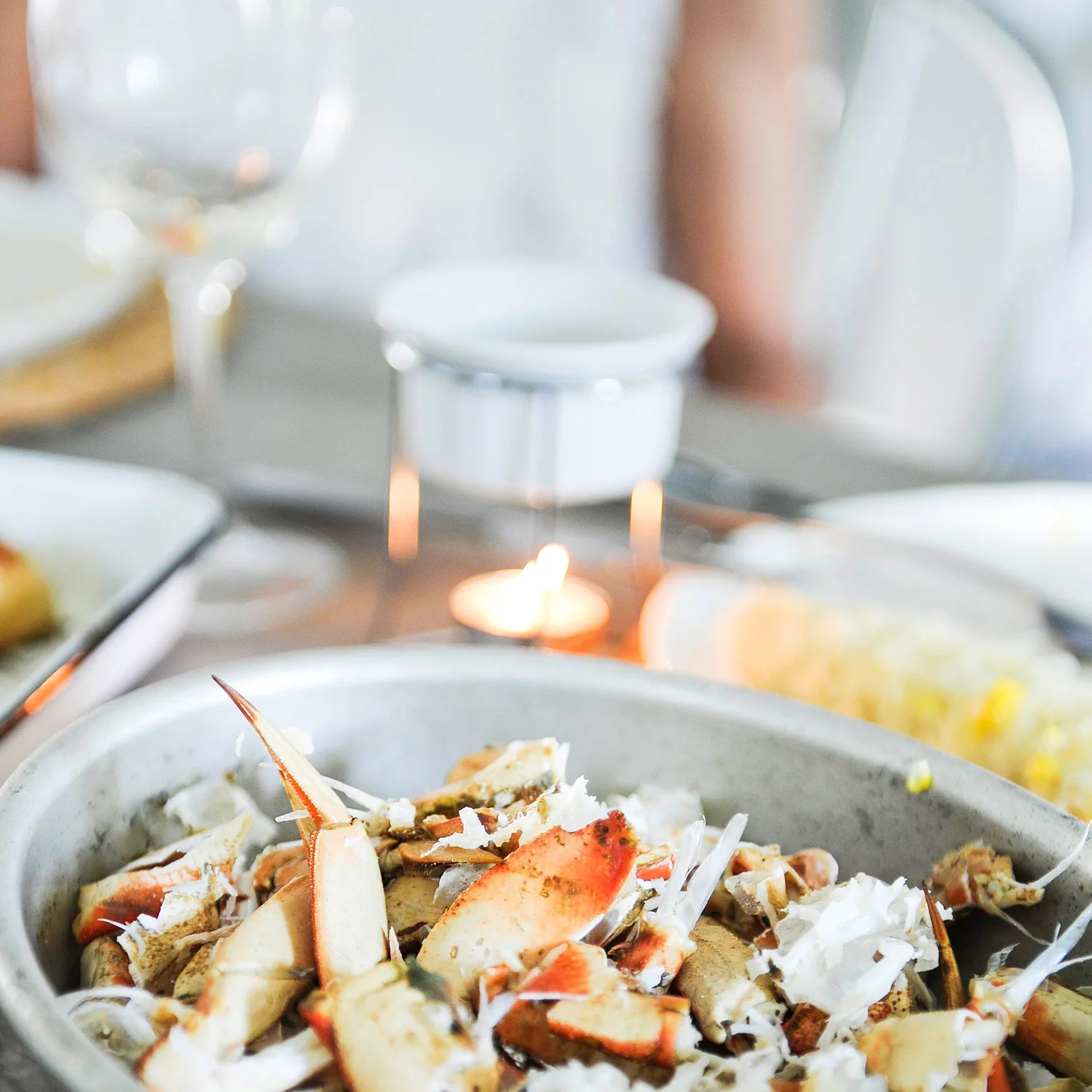 Dungeness crab feast