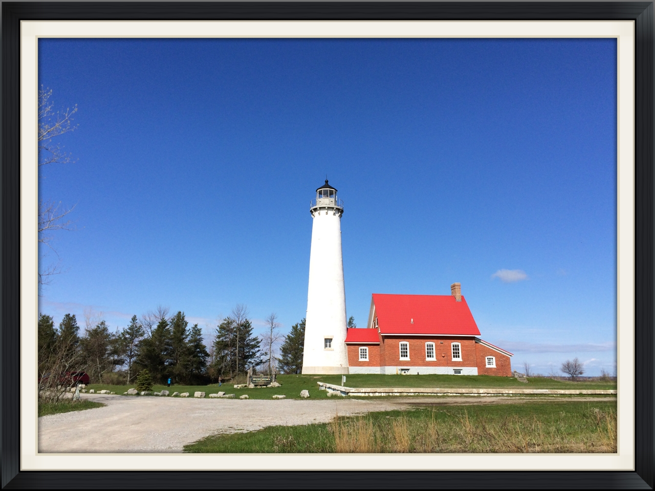 The lighthouse at Tawas Point State Park.