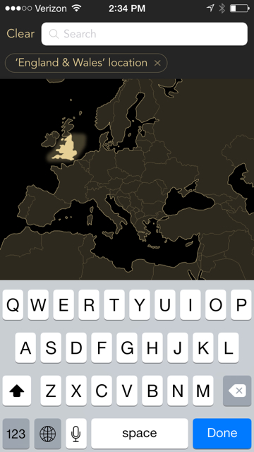 You can tailor the list of possible birds by using the map tool on the app. 