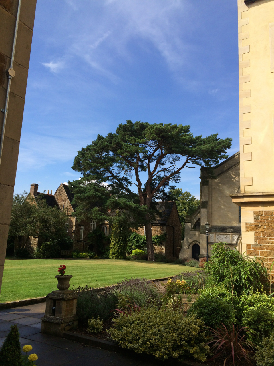 The grounds around Oakham School.