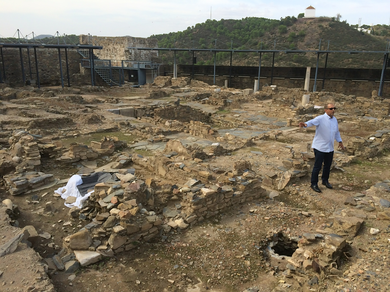 Old Muslim village excavated outside the church.