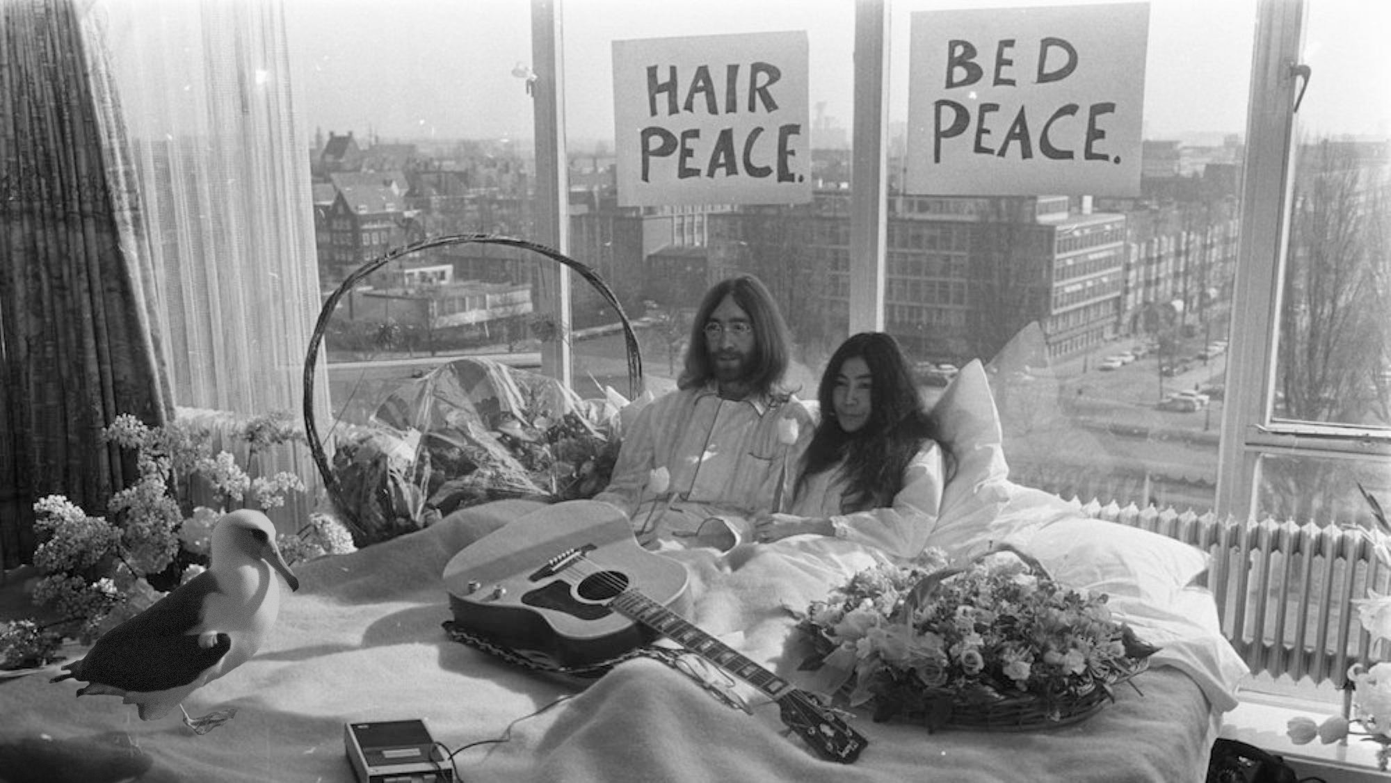 Wisdom with John and Yoko.