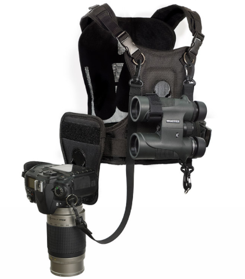 The CCS Binocular and Camera Harness from Cotton Carrier . 