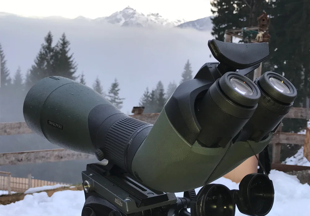 Swarovski's BTX: Half Scope, Half Binoculars, All Comfort — Birdchick