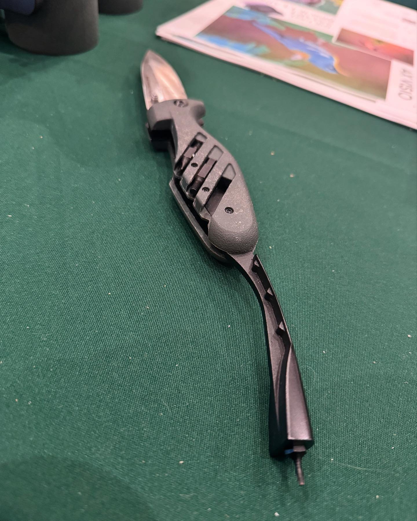 Everybody is a little afraid of my Swarovski repair tool.