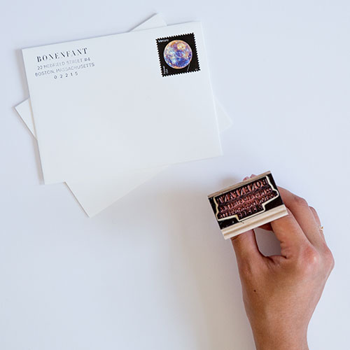 Custom Return Address Stamp — Of Note Stationers