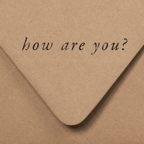 How Are You? Stamp