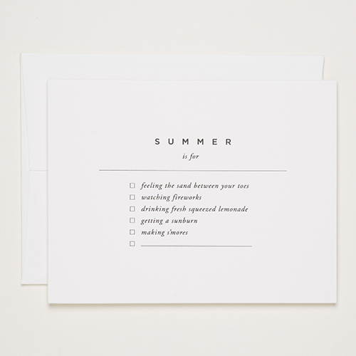 Summer is For | Of Note Stationers