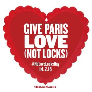 NO LOVE LOCKS THIS VALENTINE'S DAY
