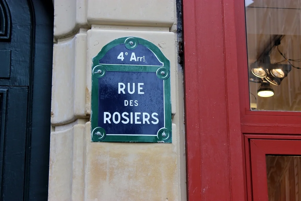 MARAIS WATCH: RUE DES ROSIERS
