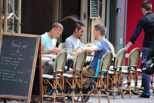 Is everybody in the Marais gay? Probably not, but it's safe to assume.