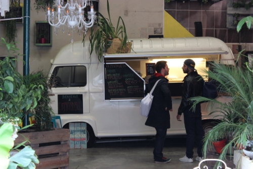 Not quite a food truck, but it's got that feeling...