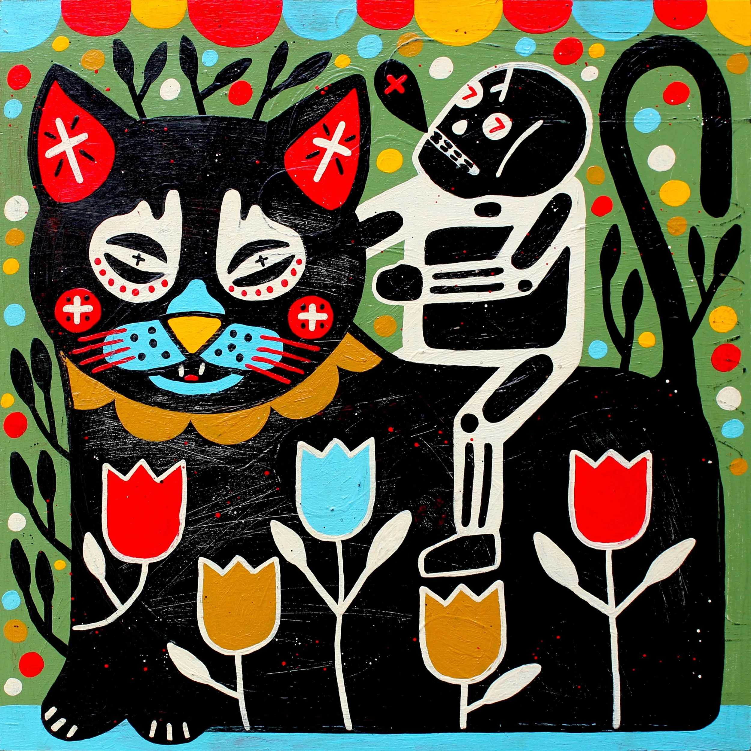 Bringing Flowers To The Cemetery.JPG