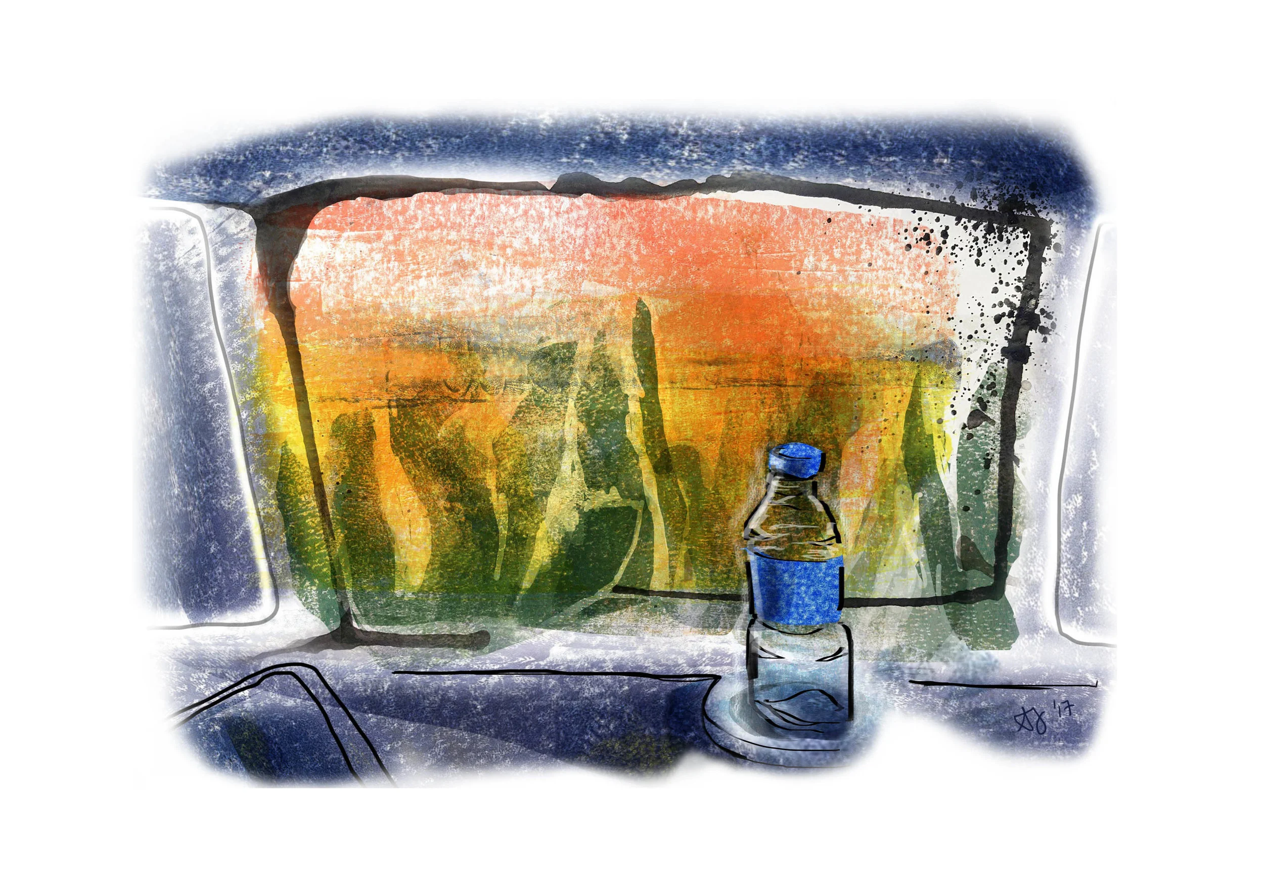 The Way To Mui Ne | Mixed-media 