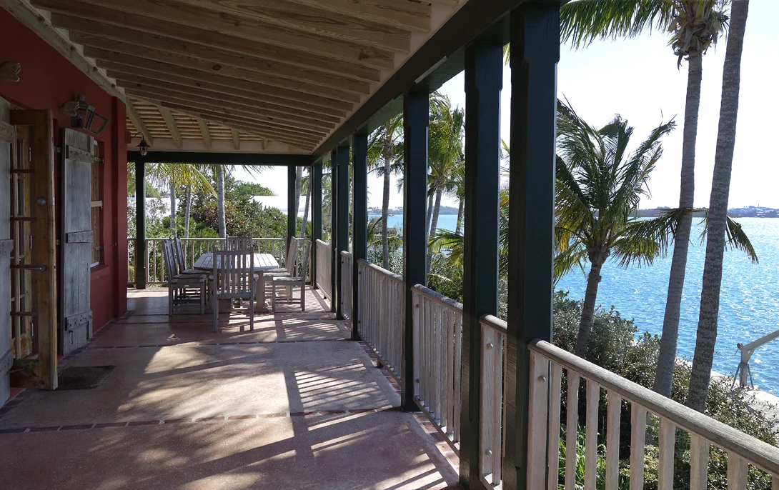 Balcony looking East